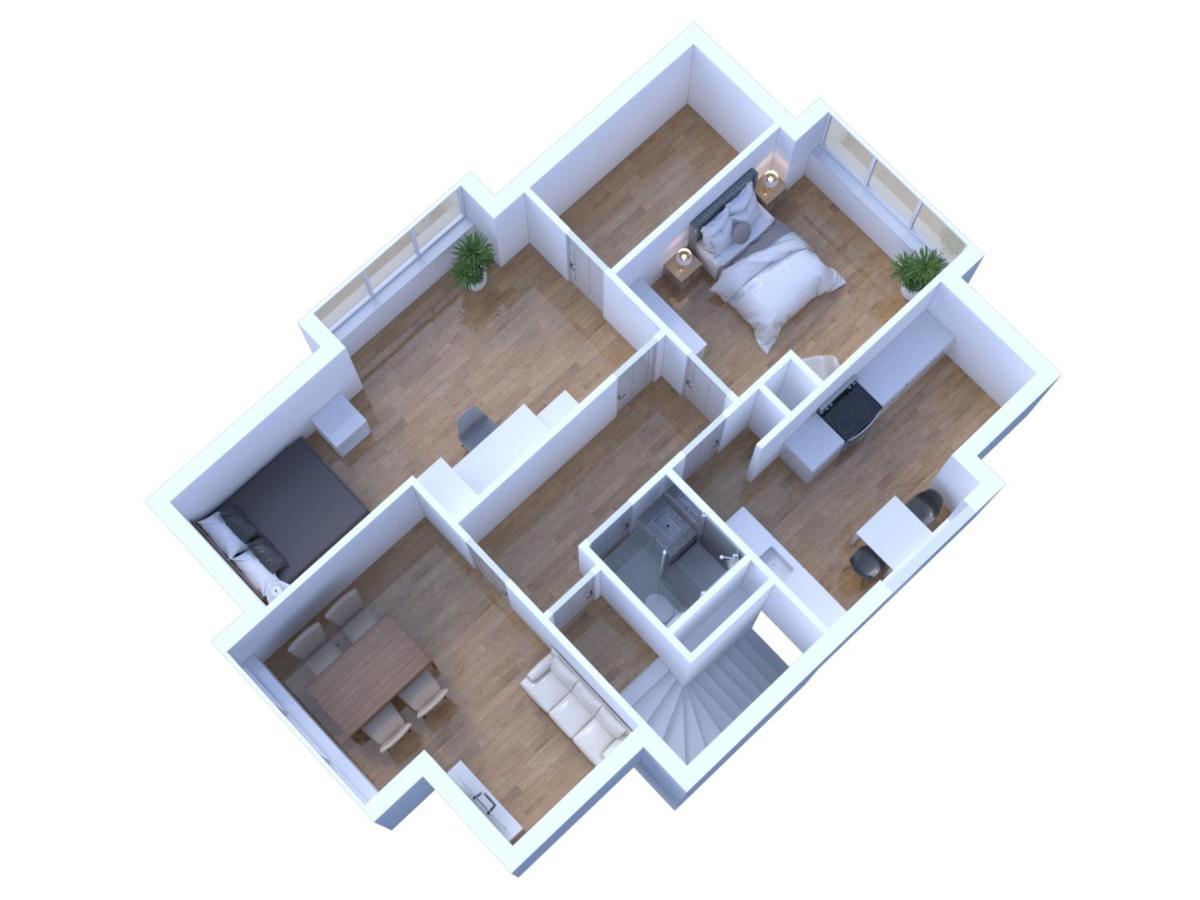 Schoenes City-Apartment Mit 2 Schlafzimmer, Parkplatz, Ruhig Und Hell, D46-Dg โอลเดนบวร์ก ภายนอก รูปภาพ