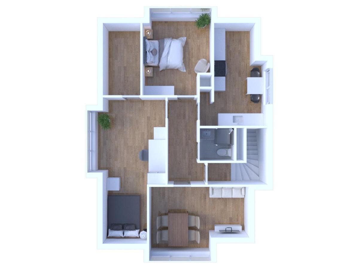 Schoenes City-Apartment Mit 2 Schlafzimmer, Parkplatz, Ruhig Und Hell, D46-Dg โอลเดนบวร์ก ภายนอก รูปภาพ